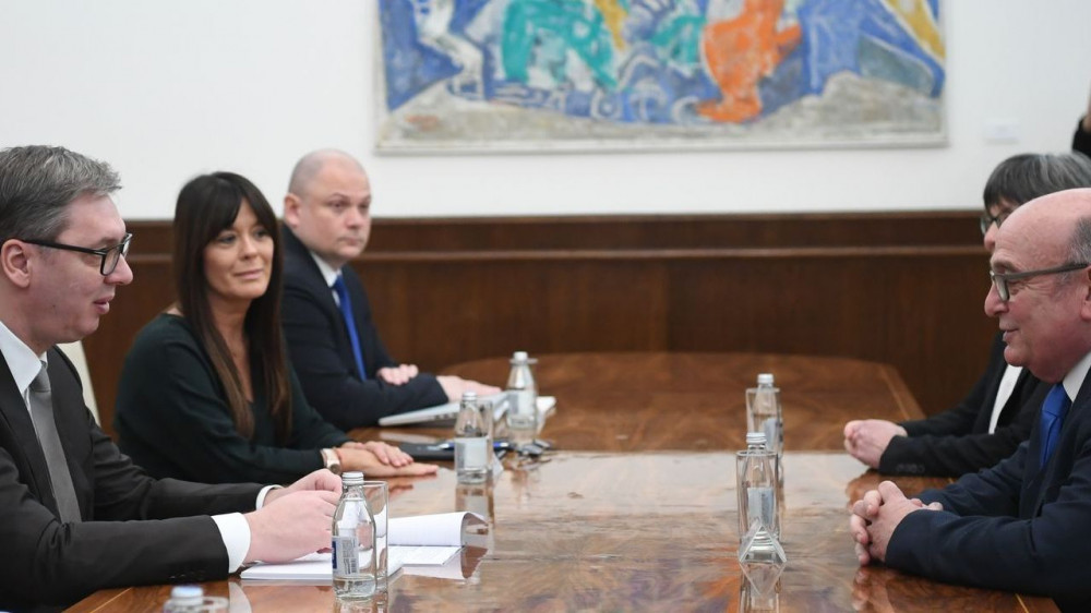 Vučić sa specijalnim izaslanikom Ujedinjenog Kraljevstva za Zapadni Balkan